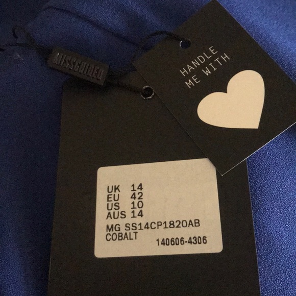 Cobalt Lace Dress - Picture 4 of 4